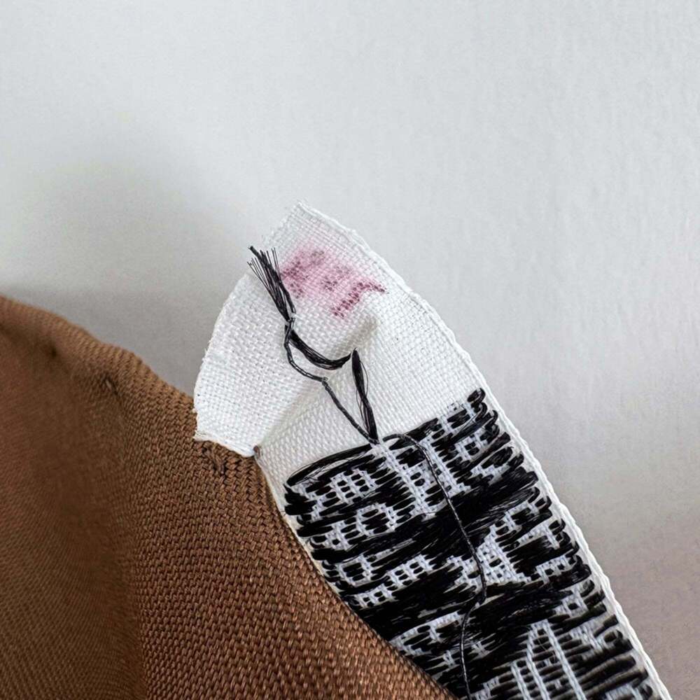 HERMES Brown Silk Scarf - Picture 3 of 5